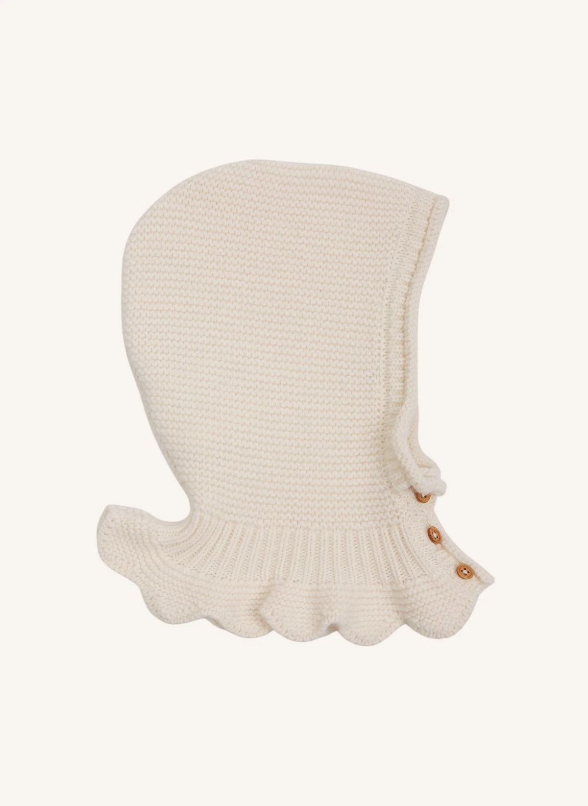 Emile et Ida - Point Mousse balaclava | Ecru