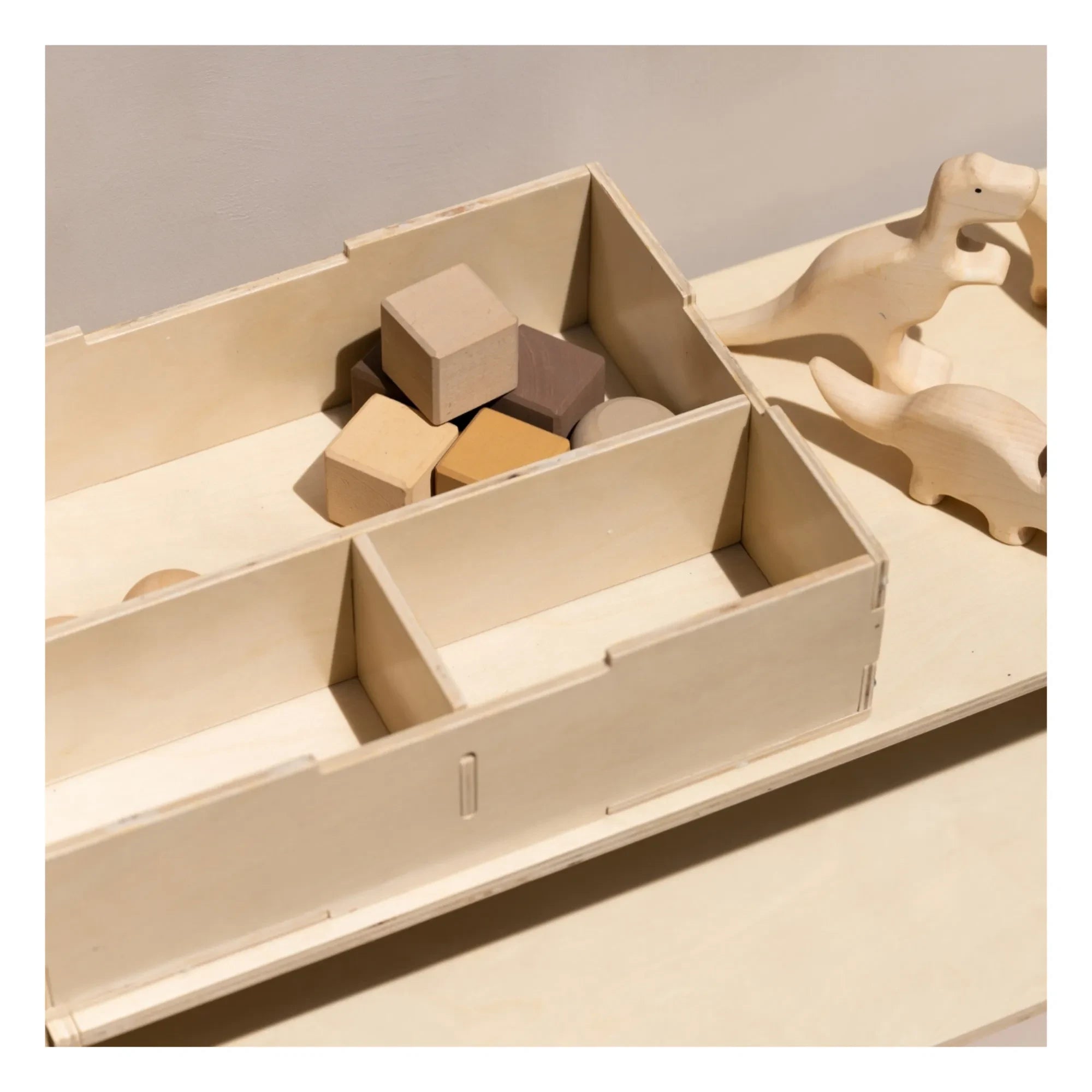 Nofred - Wooden Lid Storage Box | Light Wood