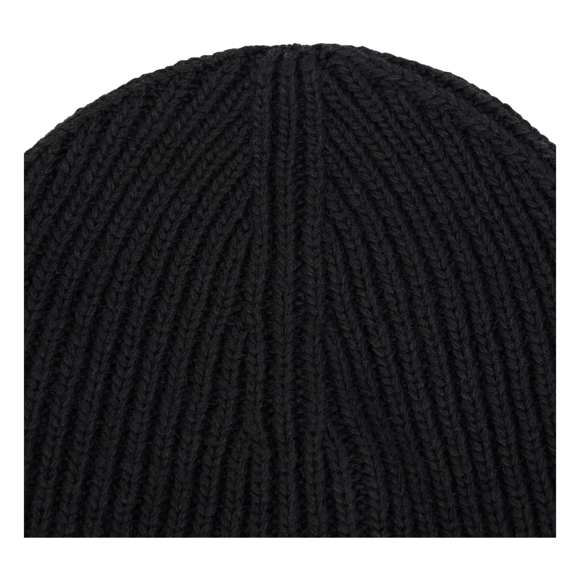 Stone Island - Logo Wool Beanie | Black