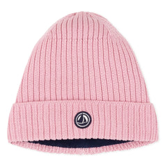 Petit Bateau - Checked Polar Beanie | Pink