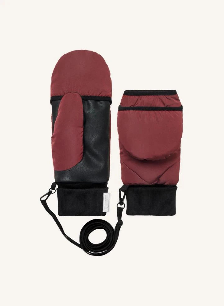 Fudoon - Convertible Gloves | Burgundy