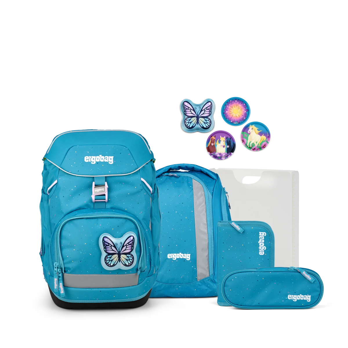 Ergobag - School Backpack Set Pack Butterflybear