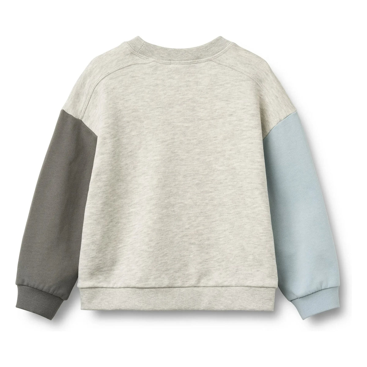 Wheat - Lennon Smiley Sweat Organic Cotton | Grey melange