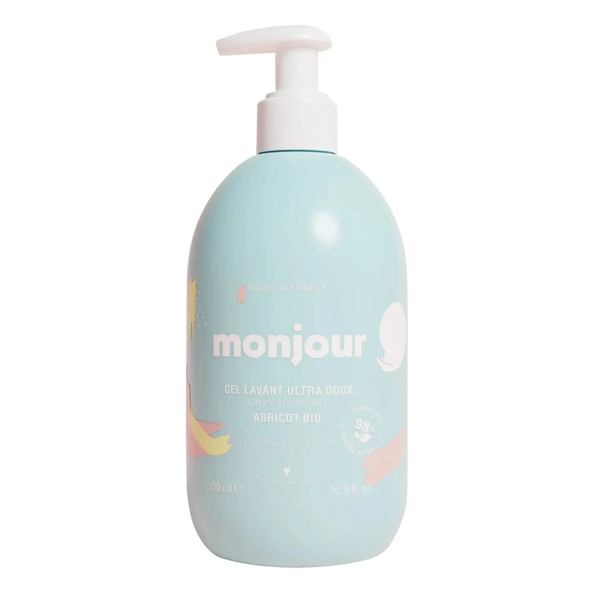 Monjour - Ultra Soft Hair and Body Shampoo - 500 ml