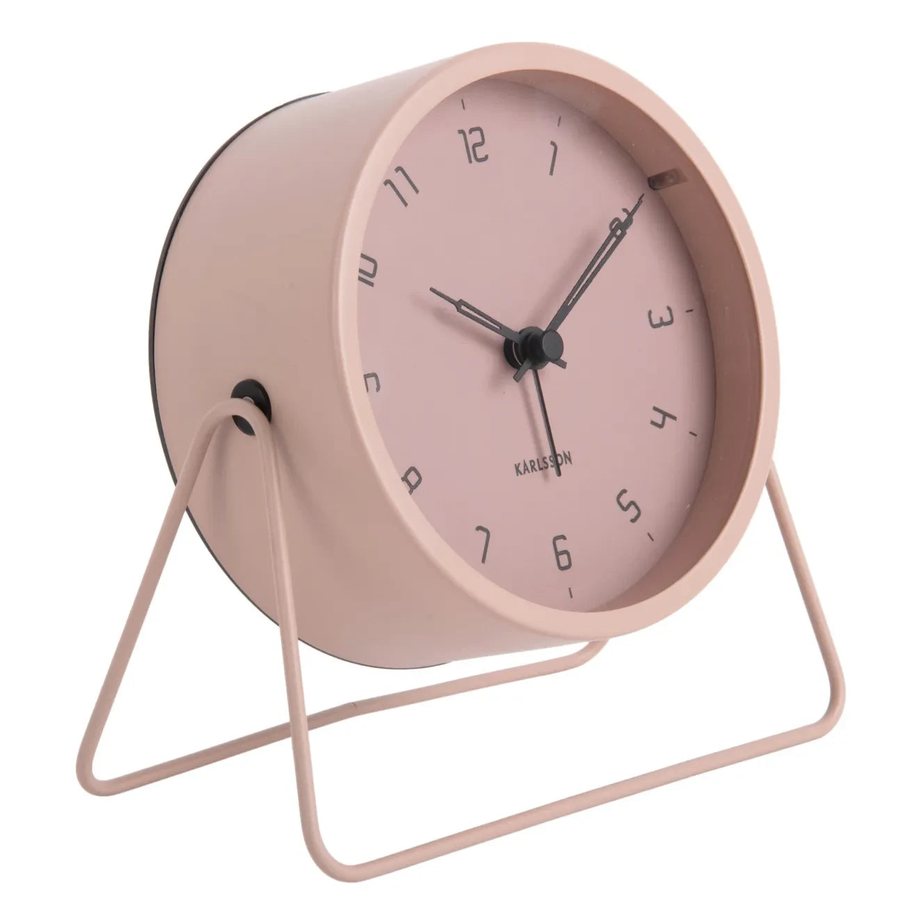 Present Time - Stark Steel Alarm Clock | Pink