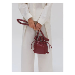 Olend - Micro Ona Vegan Leather Bag | Cherry Red