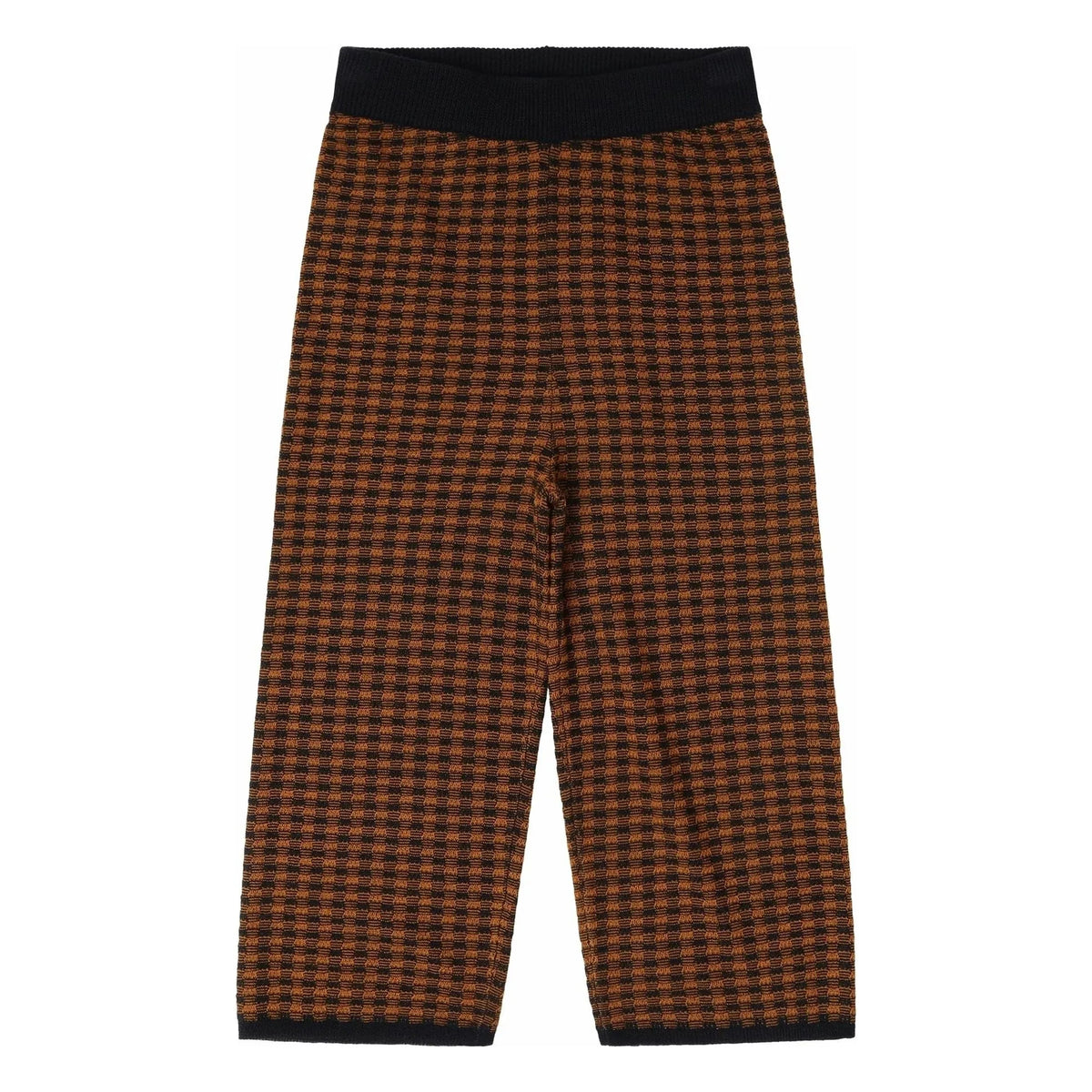 FUB - Carreaux Merino Wool Trousers | Navy