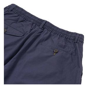 Universal Works - Short Plissé Poplin | Navy Blue