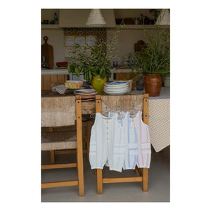 1+ in the family - Montjoi striped romper | Light blue