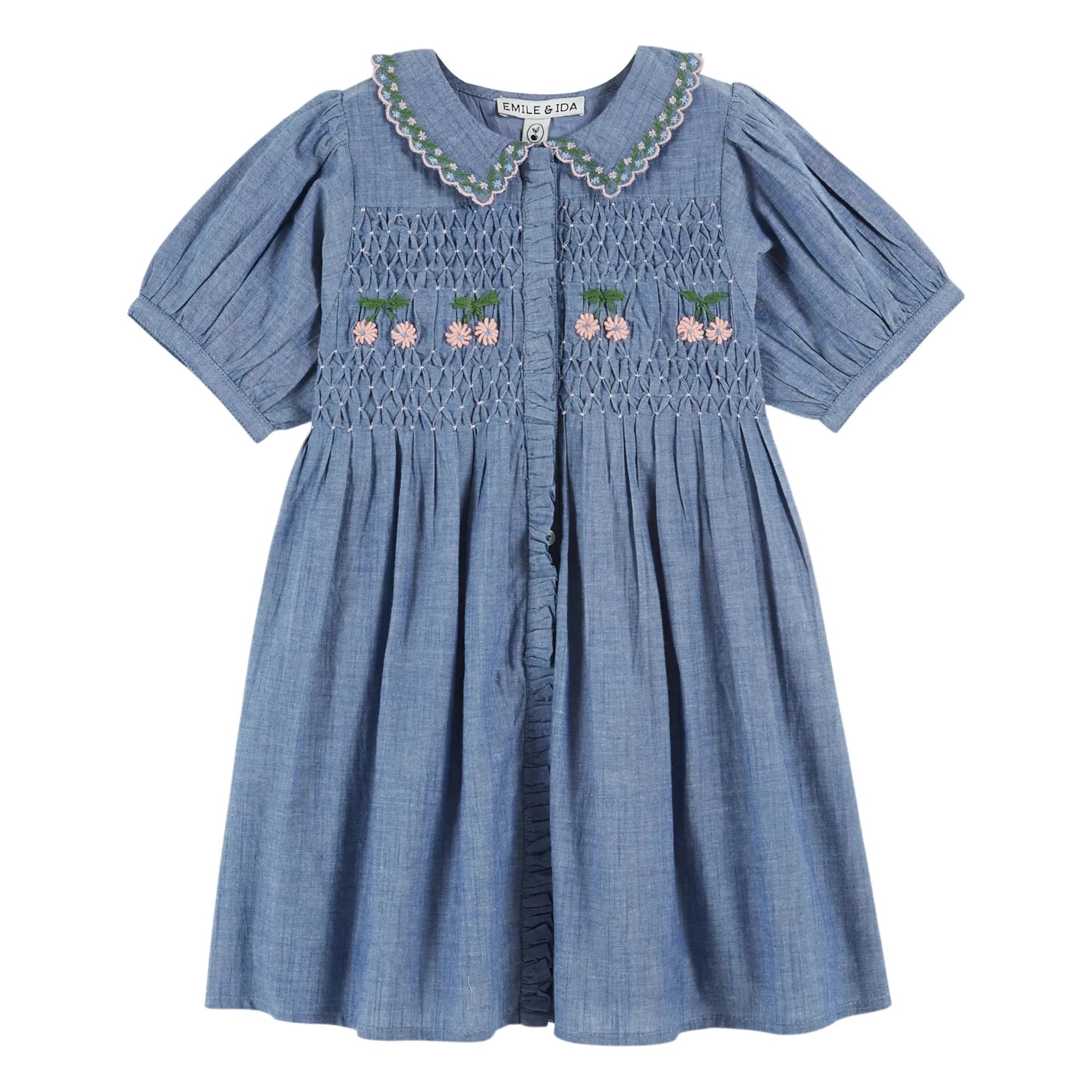 Emile et Ida - Blue Chambray Smock Dress