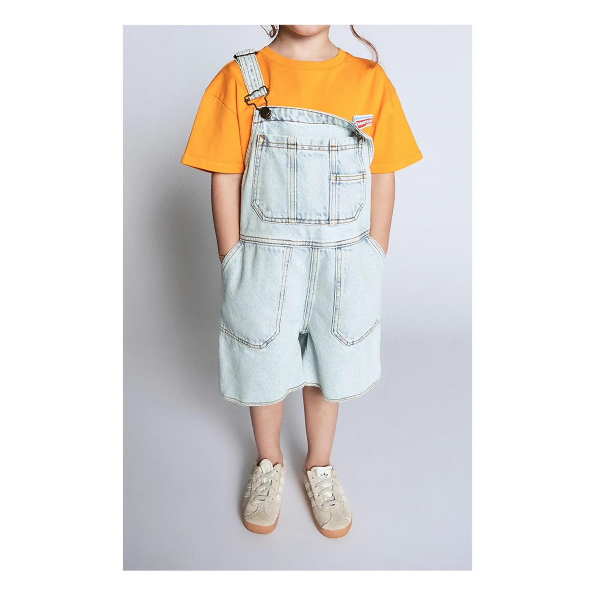 American Vintage - Denim Joybird Jumpsuit | Light Blue