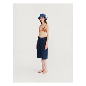 Bobo Choses - Organic Cotton Denim Bermuda Shorts | Blue