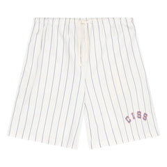 Cos I Said So - CISS Striped Shorts | White