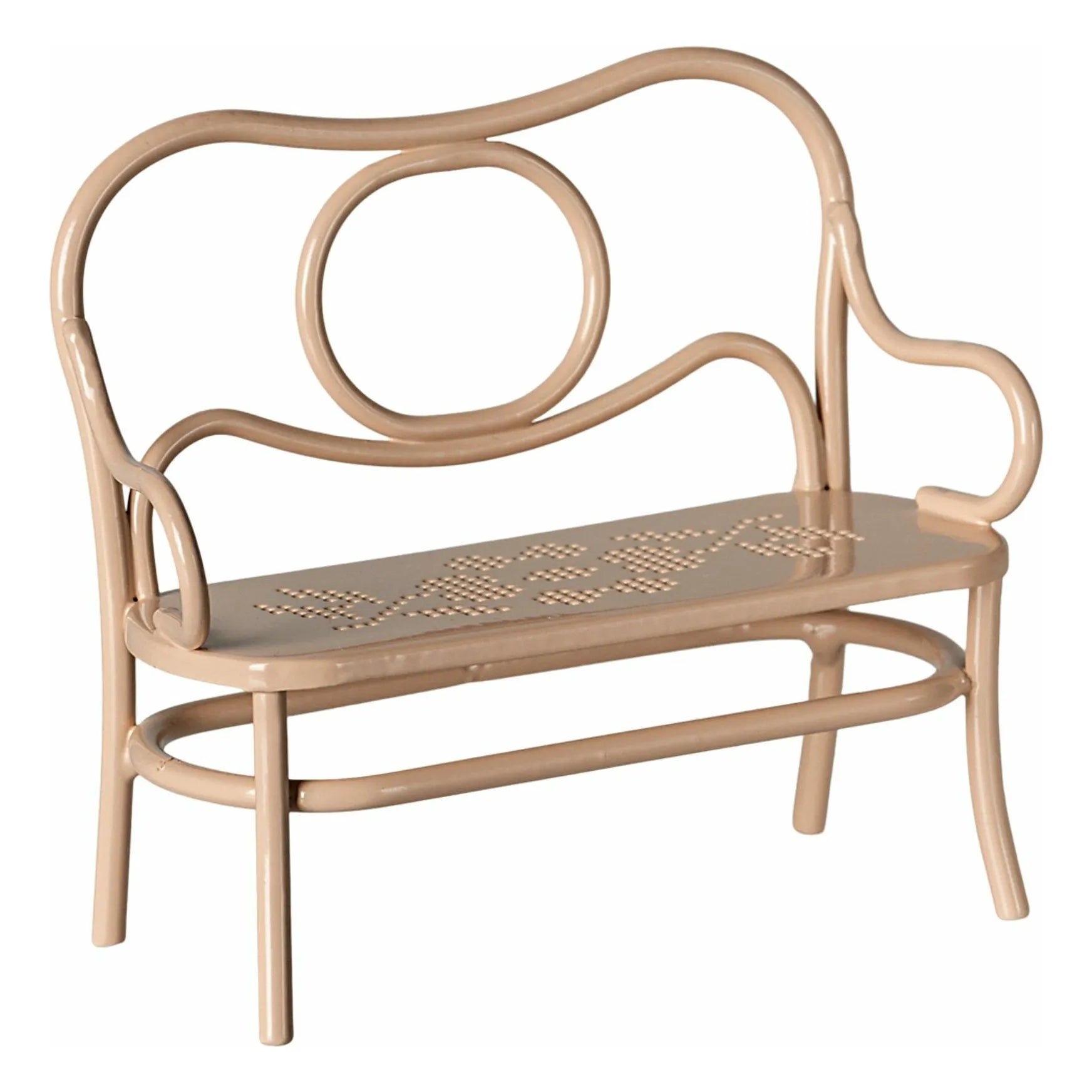 Maileg - Medium Side Table and Bench | Nude