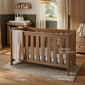 CuddleCo Burford 3pc Set - Oak-Nursery Sets-Oak- | Natural Baby Shower