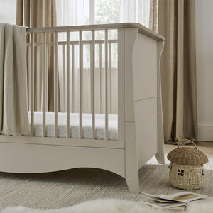 CuddleCo Clara 3 Piece Set Drawer Dresser Cot Bed + Wardrobe - Cashmere-Nursery Sets- | Natural Baby Shower