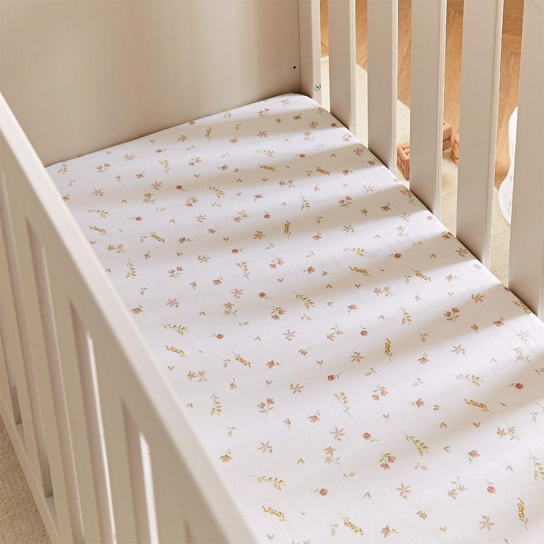 CuddleCo Cot Bed Sheets 2pk - Cashmere Meadow-Sheets-Cashmere Meadow-Cot Bed | Natural Baby Shower