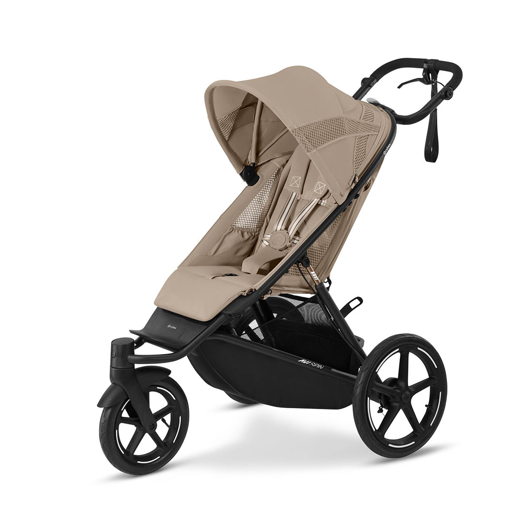 CYBEX Avi Spin Stroller - Almond Beige-Strollers-Almond Beige- | Natural Baby Shower