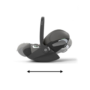 CYBEX Cloud T i-Size Rotating Baby Car Seat - Mirage Grey-Car Seats-Mirage Grey-No Base | Natural Baby Shower