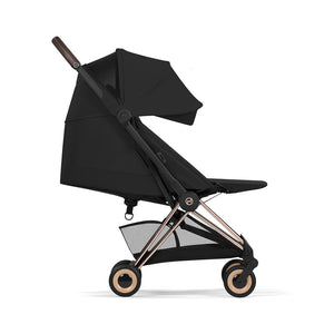 CYBEX Coya Comfort Compact Stroller & Carrycot - Sepia Black/Rose Gold-Strollers-Sepia Black/Rose Gold- | Natural Baby Shower