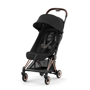 CYBEX Coya Compact Stroller - Sepia Black-Strollers-Sepia Black/Matt Black- | Natural Baby Shower
