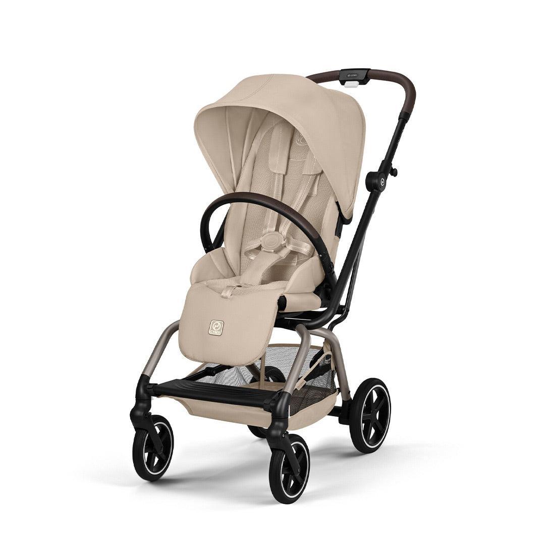 Cybex Eezy S Twist+ 2 Pushchair - 2026 - Almond Beige-Strollers-Almond Beige-One Size | Natural Baby Shower