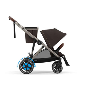 CYBEX eGazelle S Pushchair - Chocolate Brown-Strollers-Chocolate Brown- | Natural Baby Shower