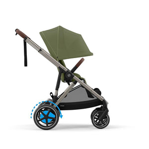 CYBEX eGazelle S Pushchair - Moss Green-Strollers-Moss Green- | Natural Baby Shower