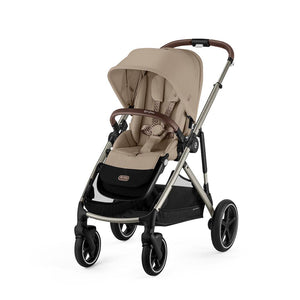 CYBEX Gazelle S Pushchair - Almond Beige - Taupe-Strollers-Almond Beige-No Carrycot | Natural Baby Shower