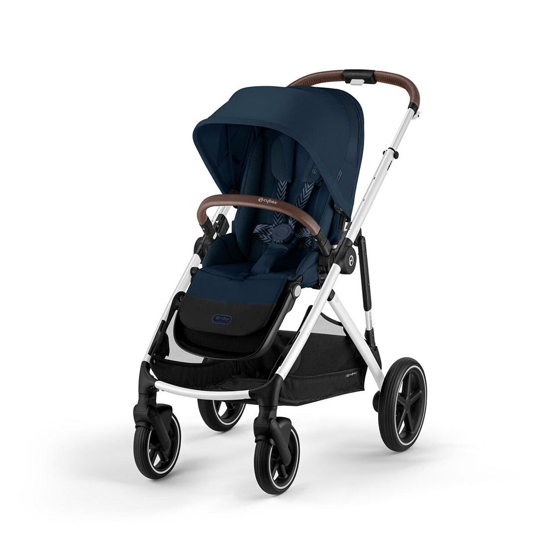 CYBEX Gazelle S Pushchair (2023) - Ocean Blue - Silver-Strollers-Ocean Blue-Silver | Natural Baby Shower