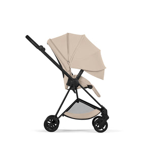 CYBEX Mios Comfort Pushchair & Foldable Carrycot - Cozy Beige/Black-Strollers-Cozy Beige/Black- | Natural Baby Shower