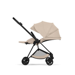 CYBEX Mios Comfort Pushchair & Foldable Carrycot - Cozy Beige/Black-Strollers-Cozy Beige/Black- | Natural Baby Shower
