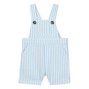 Tartine et Chocolat - Striped Romper | Light Blue