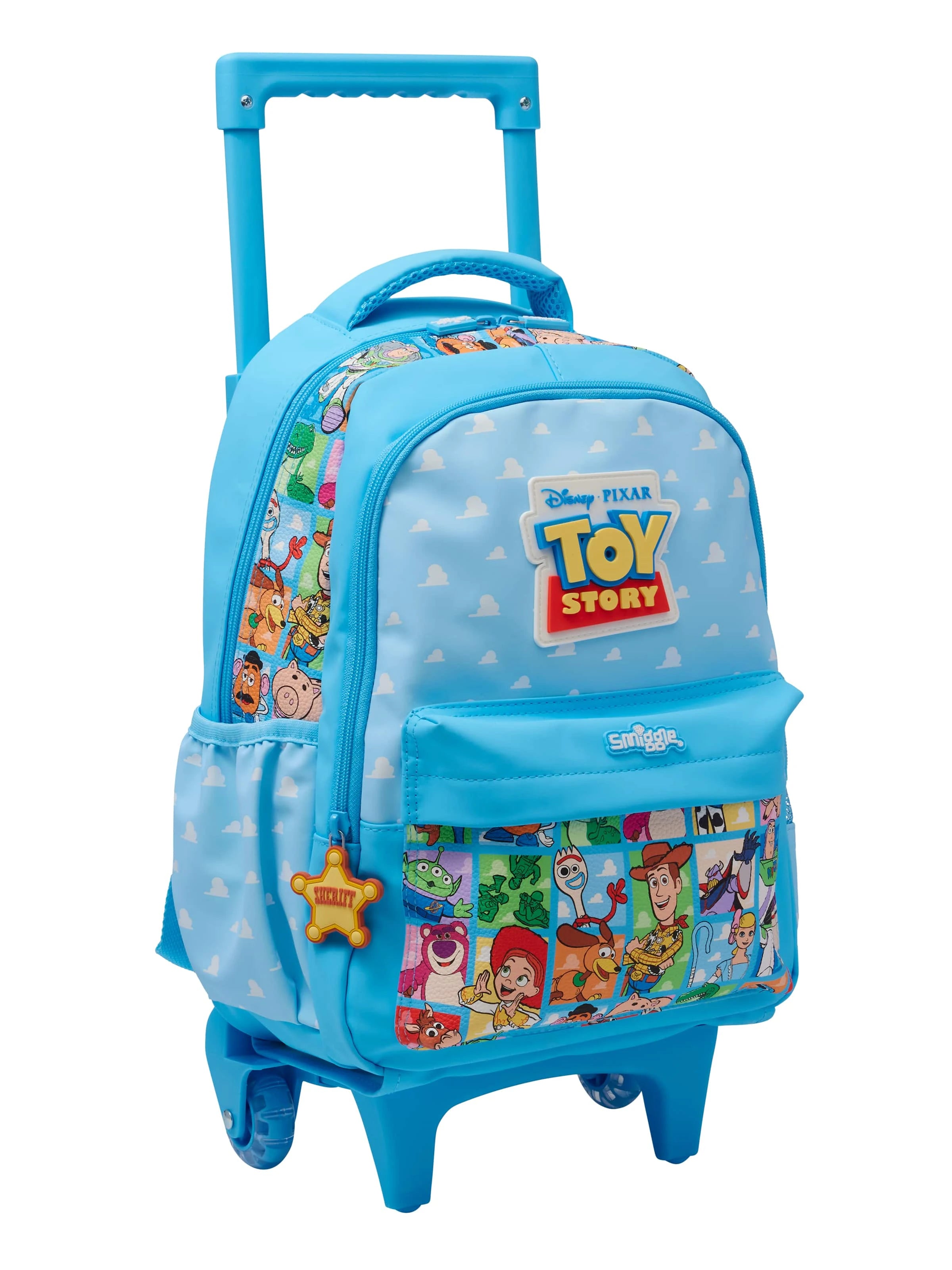 Smiggle - Disney Toy Story Tekerlekli Sırt ve Çekçekli Çanta