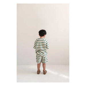 Jenest - To Rayé Organic Cotton T-Shirt | Khaki