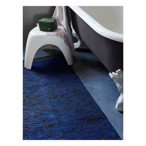 La cerise sur le gâteau - Felt recycled cotton rug | Blue