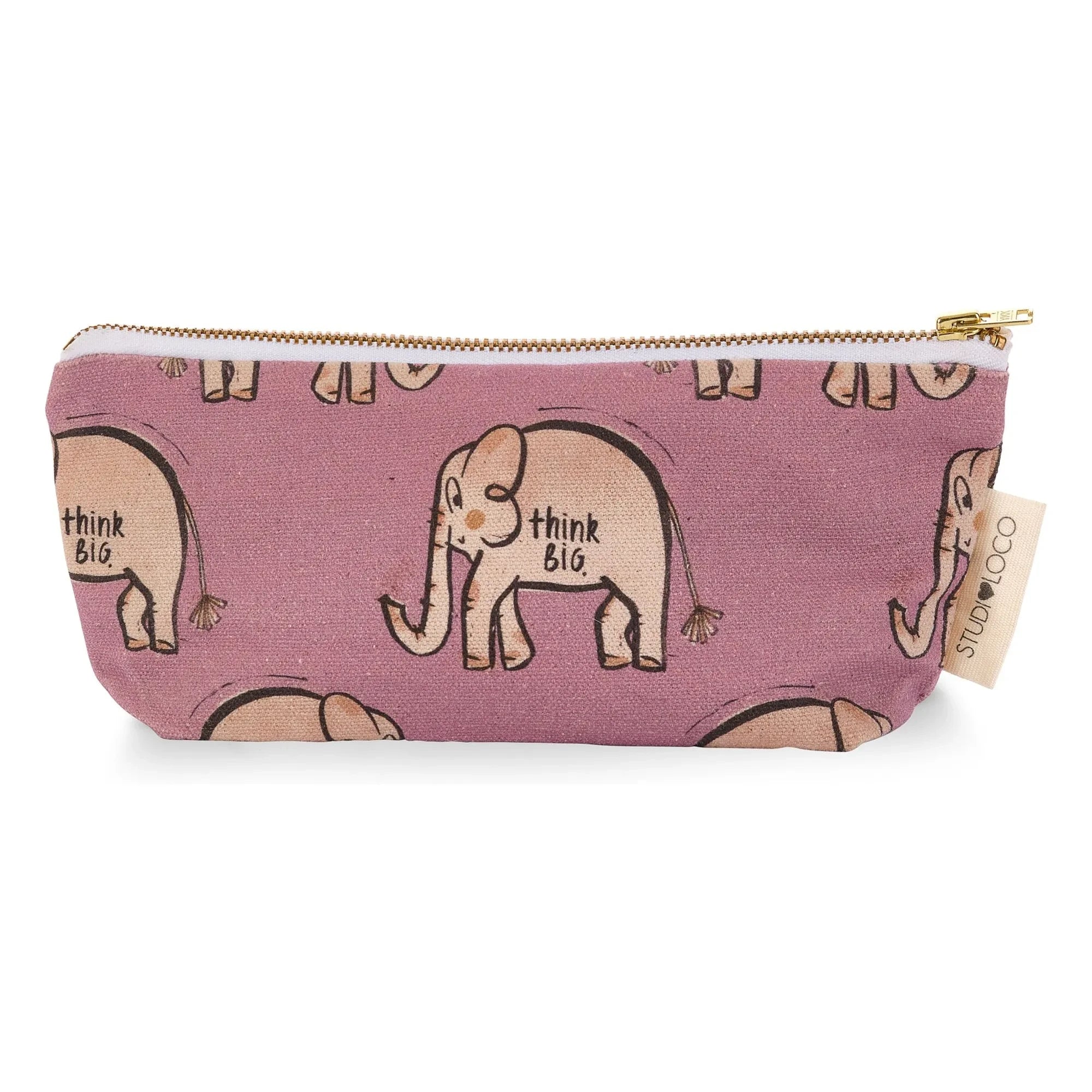 Studio Loco - Elephant pencil case | Magenta