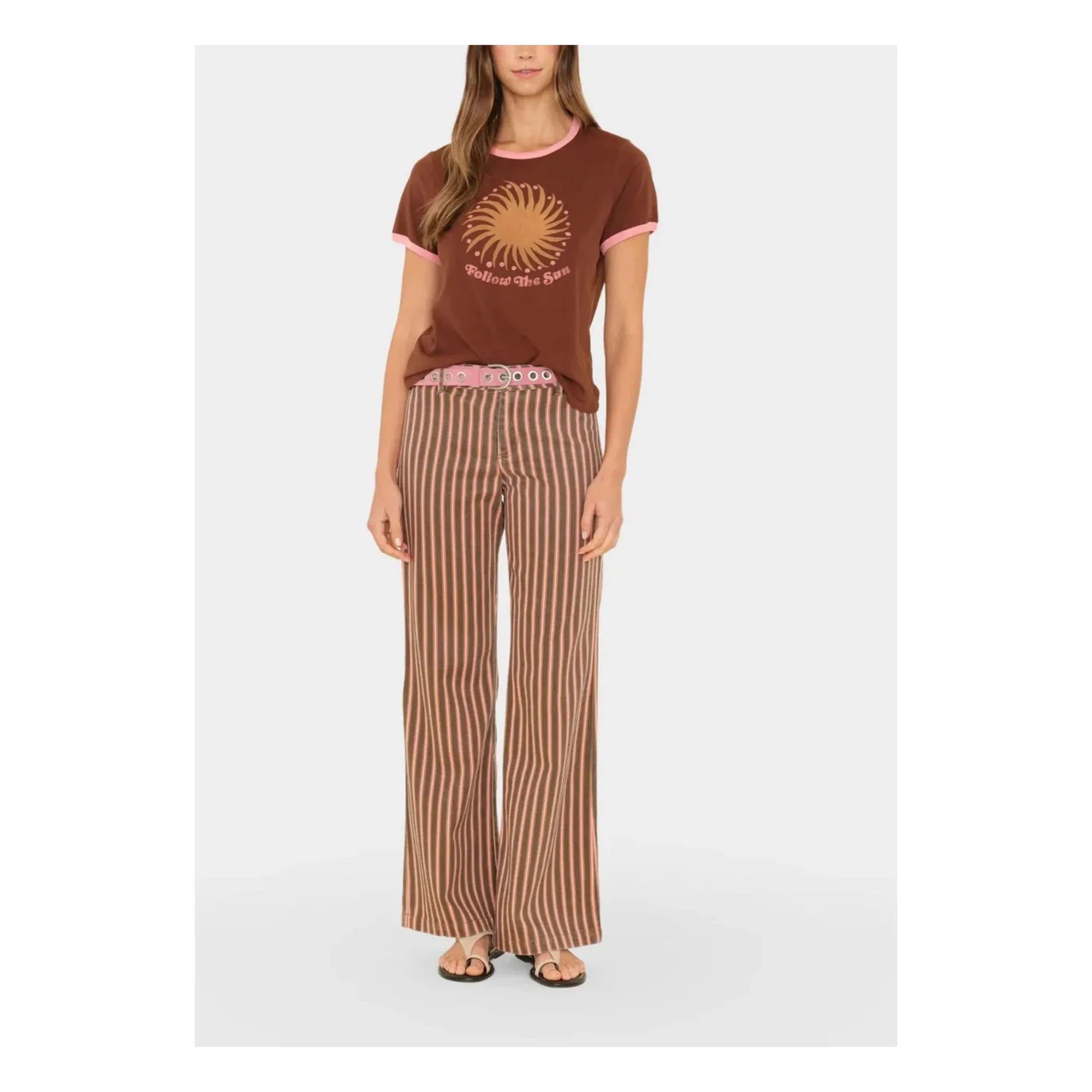 Xirena - Serra Striped Trousers | Pink