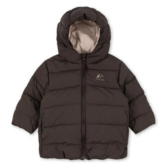 Konges Sløjd - Alpi Geri Dönüştürülmüş Elyaf Kapüşonlu Kaz Tüyü Mont | Kahverengi