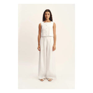 Posse - Parker Linen Pants | Ivory