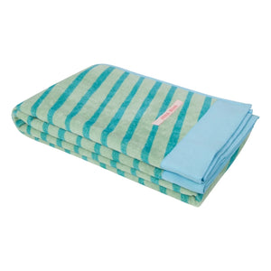 Jera Mini - Striped Beach Towel | Green