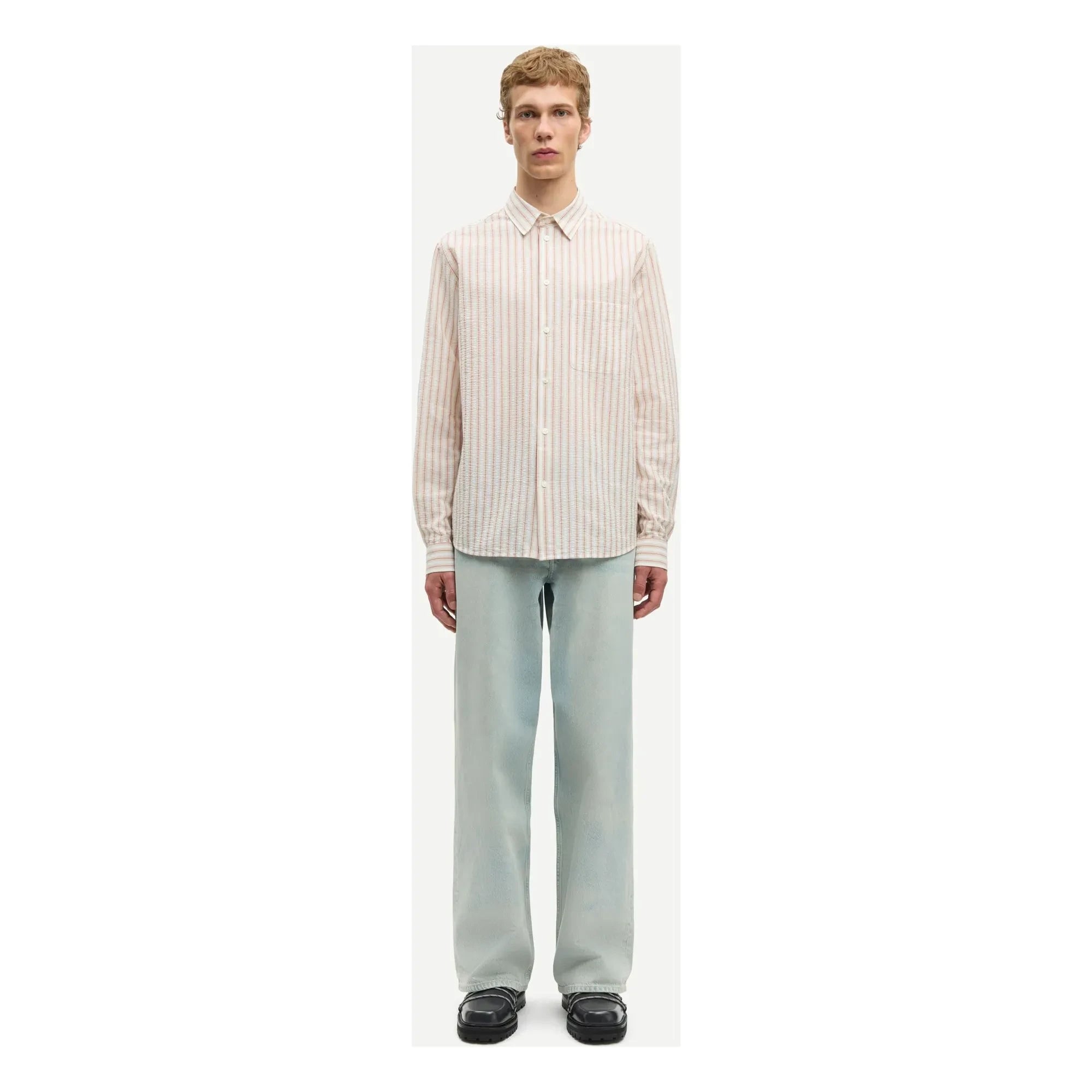 Samsoe Samsoe - Saryan G Checkered Shirt | Ecru