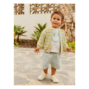 Molo - Enzo Smile Organic Cotton T-Shirt | White