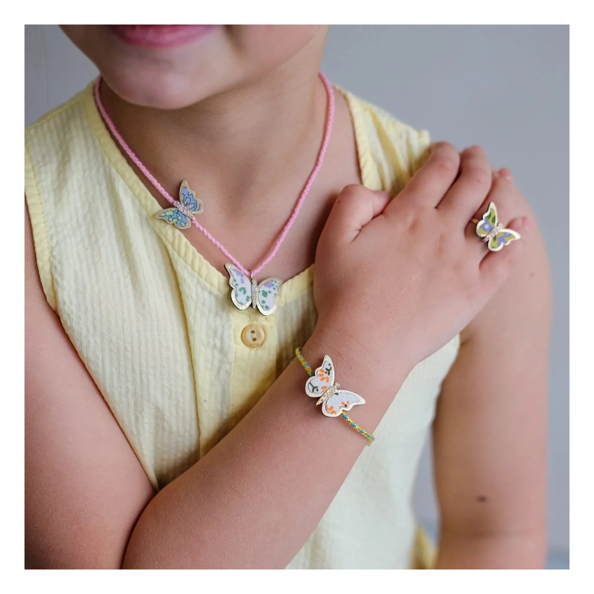 Mimi & Lula - Butterfly Jewelry Set | Pink