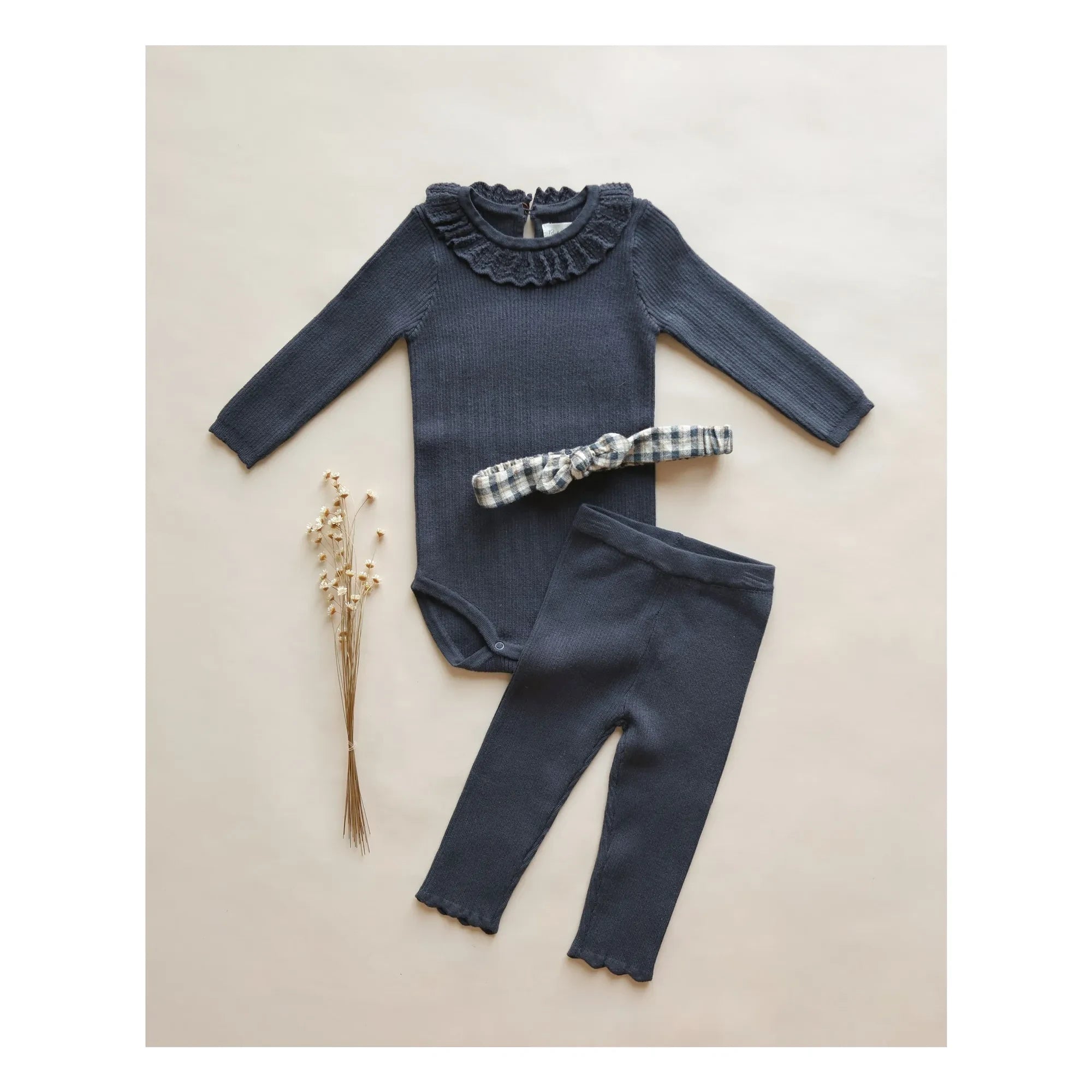 Rylee + Cru - Pointelle Leggings | Navy Blue