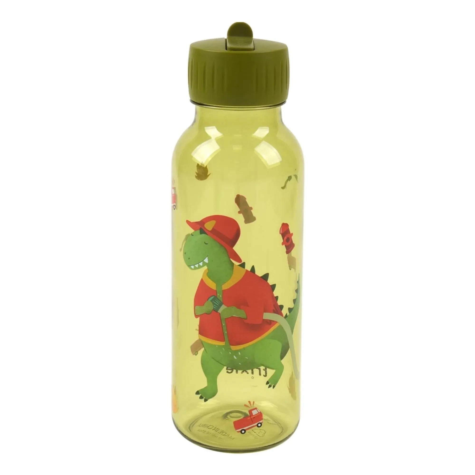 Trixie - Tritan™ Matara 500 ml Fireman Mr. Dino | Yeşil