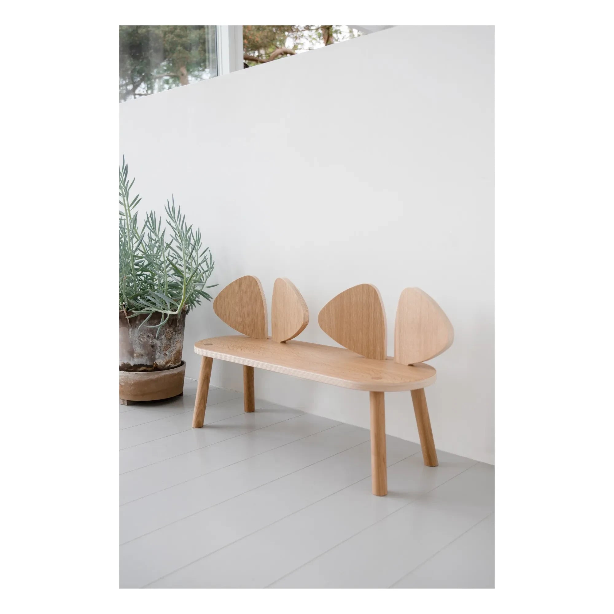 Nofred - Oak Mouse Bench | Oak