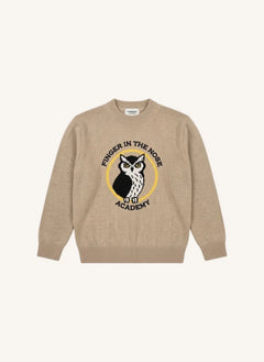 Finger in the nose - Pul Sally Academy Merino Wool | Taupe Brown