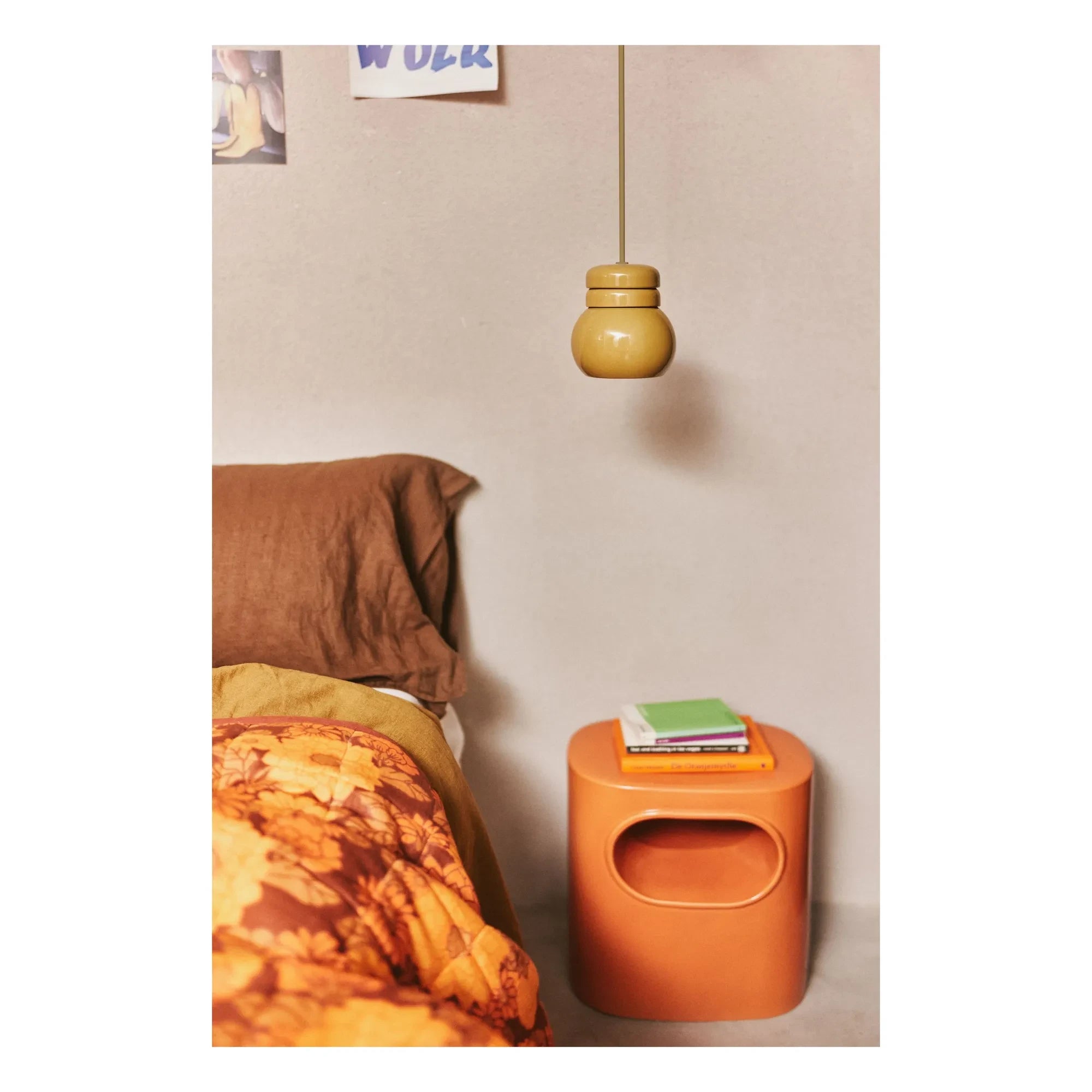 HKliving - Pendant Light Bulb | Mustard