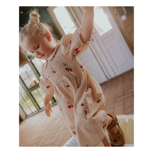 Fliink - Apple Strawberry Dress | Ecru